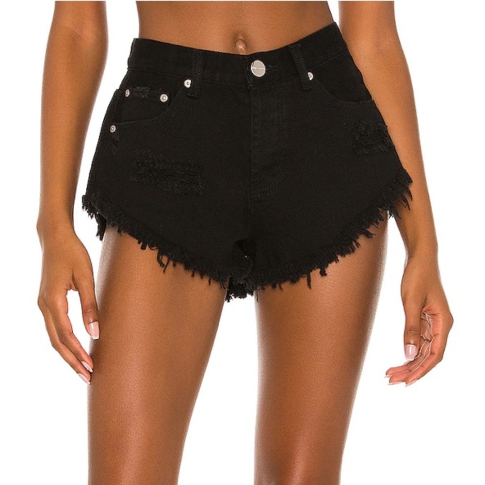 Pistola Black Jean Shorts